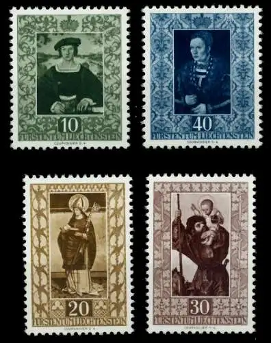 LIECHTENSTEIN 1953 Nr 311-314 postfrisch 6FE302