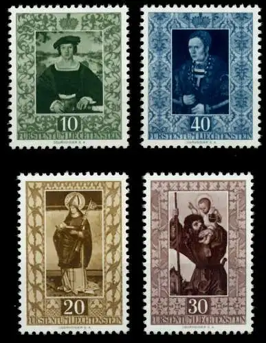 LIECHTENSTEIN 1953 Nr 311-314 postfrisch 6FE30E