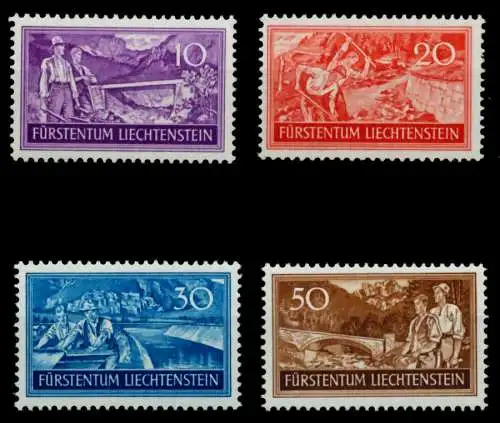 LIECHTENSTEIN 1937 Nr 152-155 postfrisch 6FE42E