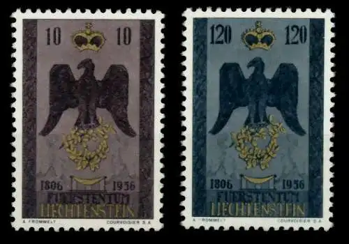 LIECHTENSTEIN 1956 Nr 346-347 postfrisch 6FE5CE