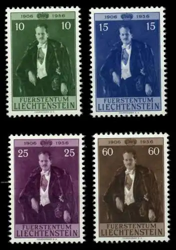 LIECHTENSTEIN 1956 Nr 348-351 postfrisch 6FE5DE