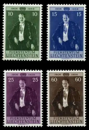 LIECHTENSTEIN 1956 Nr 348-351 postfrisch 6FE612