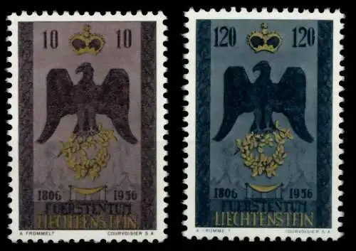 LIECHTENSTEIN 1956 Nr 346-347 postfrisch 6FE64A