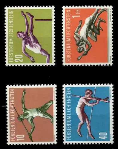 LIECHTENSTEIN 1956 Nr 342-345 postfrisch 6FE67E