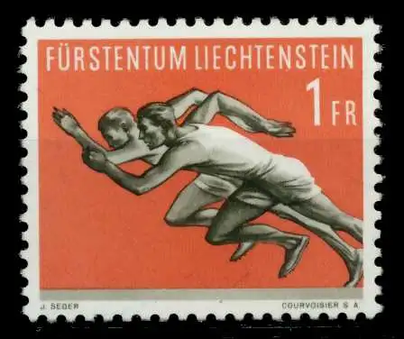 LIECHTENSTEIN 1956 Nr 345 postfrisch 6FE6FE