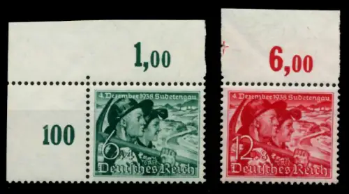DEUTSCHES REICH 1938 Nr 684-685 postfrisch ORA 7001AA