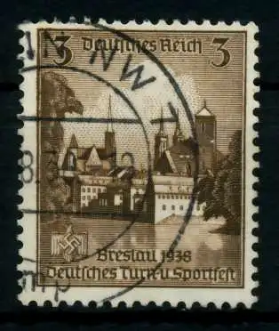3. REICH 1938 Nr 665 gestempelt 7002A2