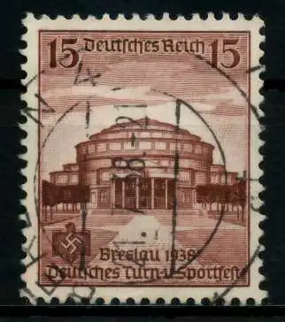 3. REICH 1938 Nr 668 gestempelt 7002B6