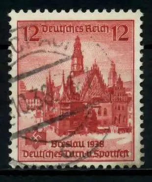 3. REICH 1938 Nr 666 gestempelt 7002BA
