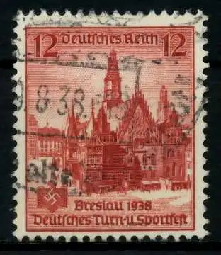 3. REICH 1938 Nr 666 gestempelt 7002C6