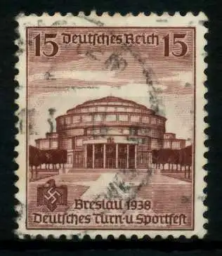 3. REICH 1938 Nr 668 gestempelt 7002E2