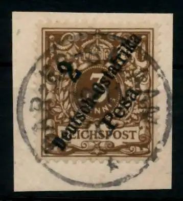 DEUTSCH-OSTAFRIKA DOA Nr 6d zentrisch gestempelt Briefst³ck 705886