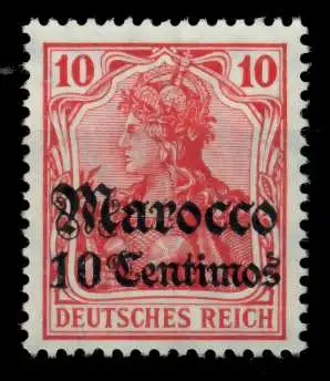 DEUTSCHE AUSLANDSPOSTÄMTER MAROKKO Nr 36 postfrisch 70599E