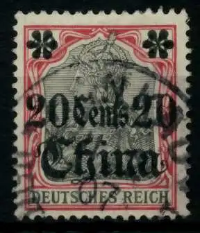 DEUTSCHE AUSLANDSPOSTÄMTER CHINA Nr 32 gestempelt 705CFA