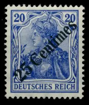 DEUTSCHE AUSLANDSPOSTÄMTER TÜRKEI Nr 50 ungebraucht 705E2E