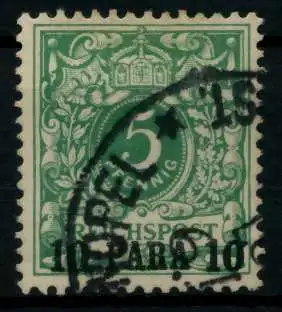 DEUTSCHE AUSLANDSPOSTÄMTER TÜRKEI Nr 6 gestempelt 707666