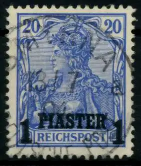 DEUTSCHE AUSLANDSPOSTÄMTER TÜRKEI Nr 14II gestempelt 7076F6