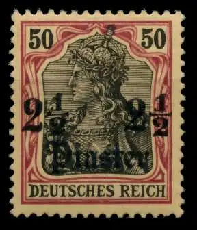 DEUTSCHE AUSLANDSPOSTÄMTER TÜRKEI Nr 30 ungebraucht 70770E