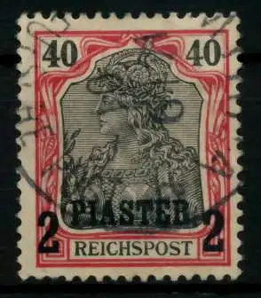 DEUTSCHE AUSLANDSPOSTÄMTER TÜRKEI Nr 17 gestempelt 70771A