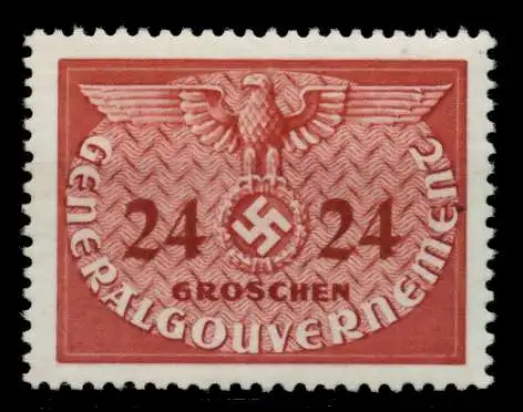 GENERALGOUVERNEMENT DIENST Nr 6 postfrisch 707902