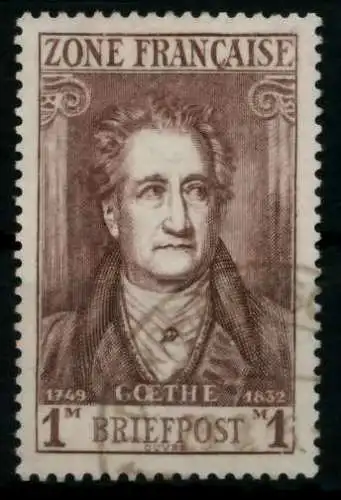 FRANZ. ZONE ALLG. AUSG. Nr 11 gestempelt gepr. 709E12