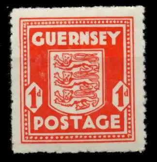 BES 2WK GUERNSEY Nr 2au postfrisch gepr. 70BF96