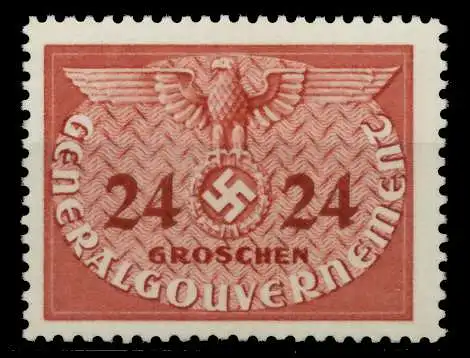 GENERALGOUVERNEMENT DIENST Nr 6 postfrisch 70C496