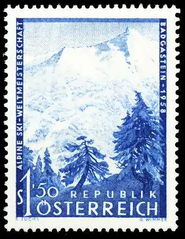 ÖSTERREICH 1958 Nr 1040 postfrisch S898BC6