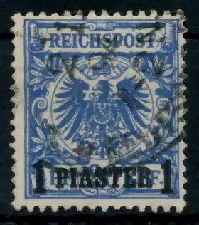 DEUTSCHE AUSLANDSPOSTÄMTER TÜRKEI Nr 8b gestempelt gepr. 713ADE