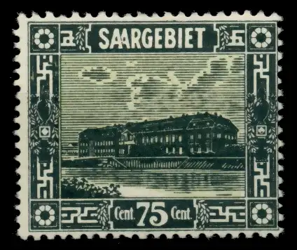 SAARGEBIET LANDS.BILD Nr 101 ungebraucht 71655E