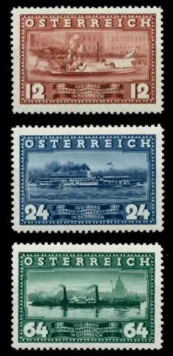 ÖSTERREICH 1937 Nr 639-641 postfrisch 7165D2
