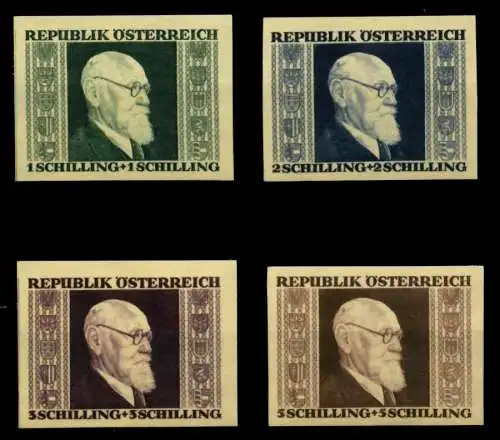 ÖSTERREICH 1946 Nr 772B-775B postfrisch 7166AA