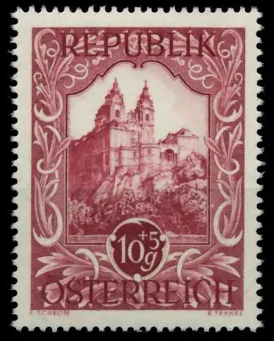 ÖSTERREICH 1947 Nr 814 postfrisch 718C26