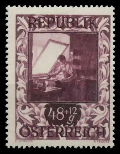 ÖSTERREICH 1947 Nr 820 postfrisch 718C56