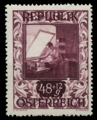 ÖSTERREICH 1947 Nr 820 postfrisch 718C5E