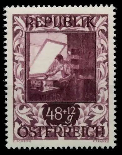 ÖSTERREICH 1947 Nr 820 postfrisch 718C8A