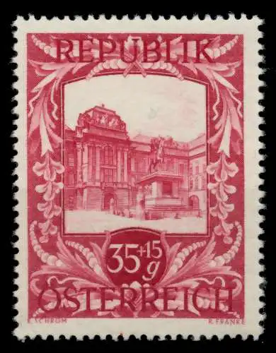 ÖSTERREICH 1947 Nr 819 postfrisch 718C92