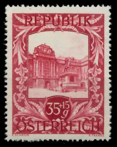 ÖSTERREICH 1947 Nr 819 postfrisch 718C96