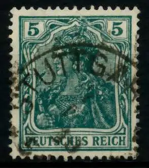 D-REICH GERMANIA Nr 85IIa gestempelt 71917A