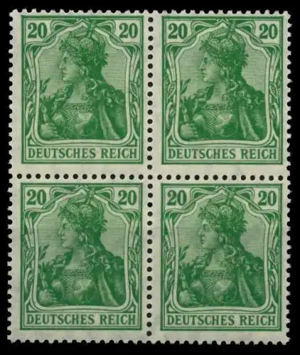 D-REICH INFLA Nr 143a postfrisch VIERERBLOCK 71B442