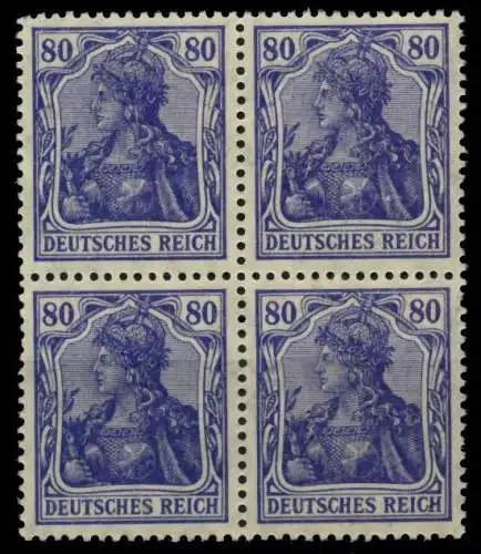 D-REICH INFLA Nr 149IIa postfrisch VIERERBLOCK 71B676