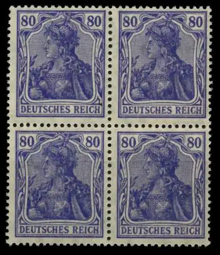 D-REICH INFLA Nr 149IIa postfrisch VIERERBLOCK 71B682