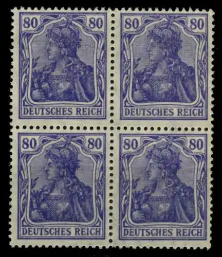 D-REICH INFLA Nr 149IIa postfrisch VIERERBLOCK 71B68E