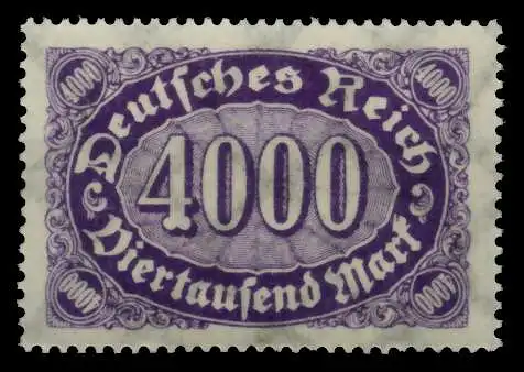 D-REICH INFLA Nr 255 postfrisch 7245BE