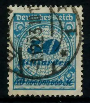 D-REICH INFLA Nr 330AP gestempelt gepr. 7247BA