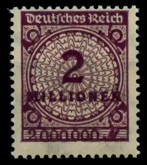 D-REICH INFLA Nr 315AWb postfrisch gepr. 72489A