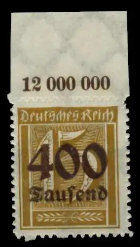 D-REICH INFLA Nr 297 P OR postfrisch ORA 72497E