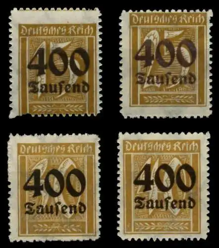 D-REICH INFLA Nr 297-300 postfrisch 724986