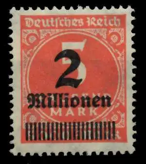 D-REICH INFLA Nr 312Aa postfrisch 724A5E
