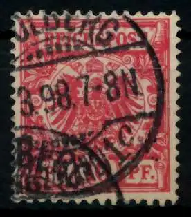 D-REICH KRONE ADLER Nr 47d gestempelt gepr. 72702A